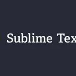 Sublime Text3207下载地址及安装教程